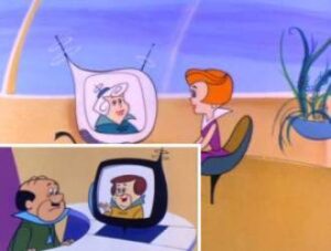 video call predicted in cartoons 