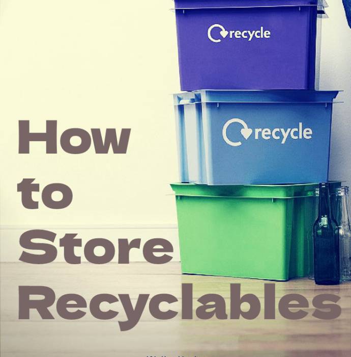 How Should Trash And Recyclables Be Stored